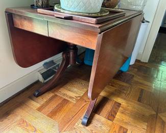 Another drop side dining table