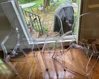 More acrylic chairs