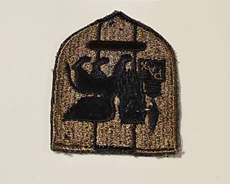 US Army 2nd Armored Division "Hell on Wheels" Patch with Ribbon Bar