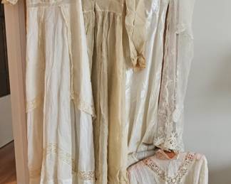 Edwardian Era Cotton and Lace Dresses