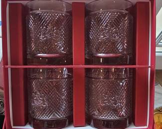 Ralph Lauren Safari Signature Collection Set of Four Glasses