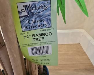 Michaels Classic Greenery 72" Bamboo Tree