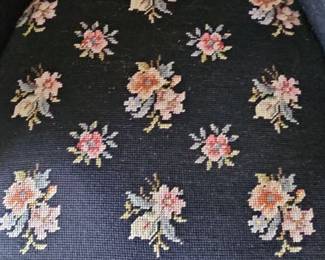 Victorian Eastlake Needlepoint Upholstered Armchair