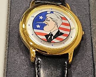 Bill Clinton "Growing Nose" Novelty Watch