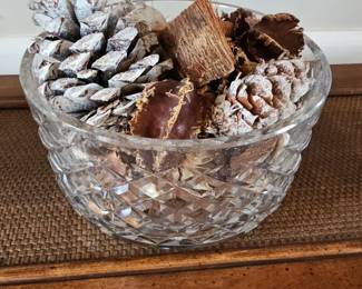 Cut Crystal Bowl with Potpourri