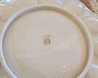 Lenox "Goldenrod" Egg Plate