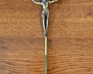 Brass Crucifix with Corpus