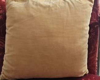 Vintage Needlepoint Floral Bouquet Pillow