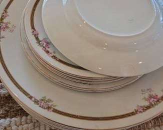 Johnson Bros. England "Rose" Pattern Plates