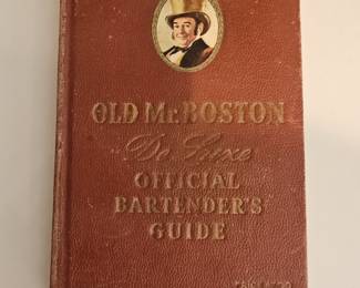 Old Mr. Boston De Luxe Official Bartender's Guide - 1st Printing January 1935
