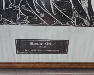 Margaret Cheyne 1419 A.D. - Brass Rubbing