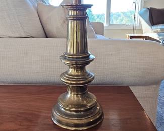 Vintage Stiffel Brass Baluster Table Lamp