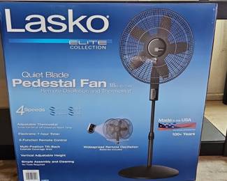 Lasko Elite Collection Quiet Blade Pedestal Fan
