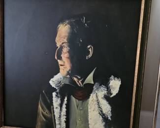 Portrait of a Man, Signed R. Brunner 5-74