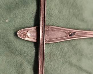 Two Sterling Silver Serving Spoons by Alvin Mfg. Co.