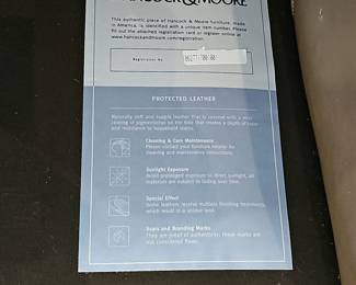 Hancock & Moore Leather Wingback Swivel Chair