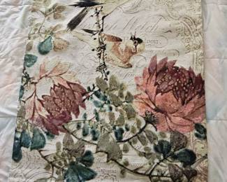 Linda Maron "Graceful Birds" Woven Wall Hanging