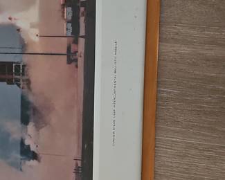 Convair Atlas USAF Intercontinental Ballistic Missile Launch Framed Photograph