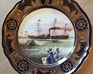 Cunard Line 'Britannia' Commemorative Plate