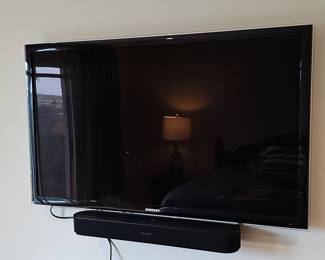 Samsung 55-inch LED TV with Sonos Beam Gen 2 Soundbar and Apple TV