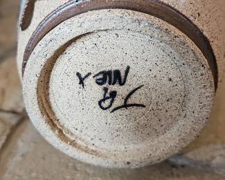 Hand-Painted Tonala Mexican Folk Art Bird Vase