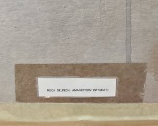 Roca Delpech: Amagertorv (Strøget) Watercolor Painting