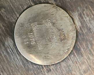 Reed & Barton Damascene "Christmas 1976" Limited Edition Plate