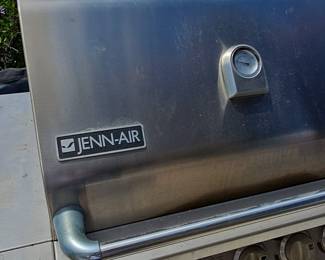 Jenn-Air 4-Burner Stainless Steel Gas Grill with Side Burner