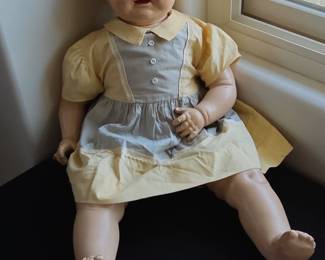Vintage Horsman Baby Dimples Composition Doll