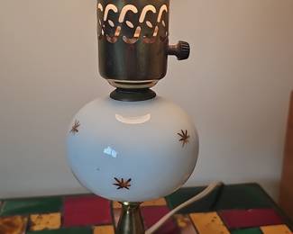 Mid-Century Modern Starburst Table Lamp