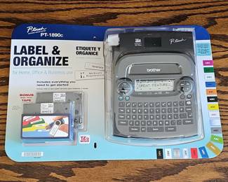 Brother P-Touch PT-1890c Label Maker with TZe Tape Starter Kit