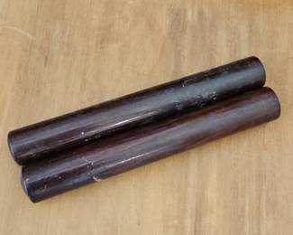 Pair of JOM Brand Wooden Claves