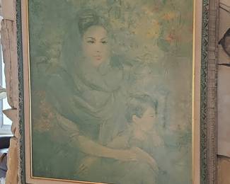Mother and Child Portrait by Mary Miller