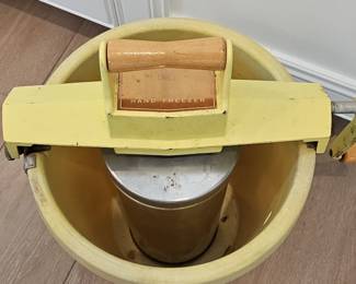 Vintage Dolly Madison Hand Freezer Ice Cream Maker