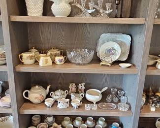 Vases and & Assorted Tableware