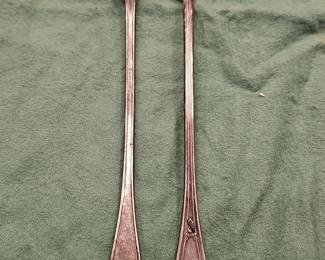 Two Sterling Silver Serving Spoons by Alvin Mfg. Co.