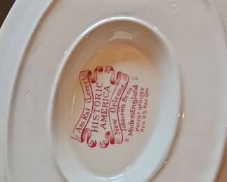 Johnson Bros. Historic America "Am Kai (Levee)" Gravy Boat and Underplate