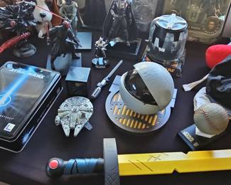 Star Wars and Battlestar Galactica Action Figures and Collectibles Lot