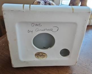 Andrea by Sadek Great Horned Owl Bookends