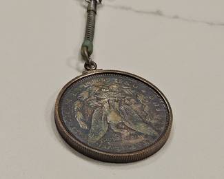 Morgan Silver Dollar Coin Keychain