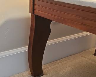 Victorian Eastlake Marble Top Coffee Table