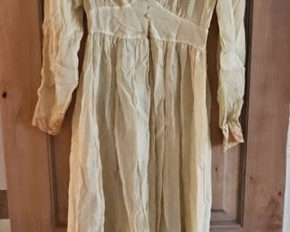 Vintage 1940s Silk and Lace Dressing Gown