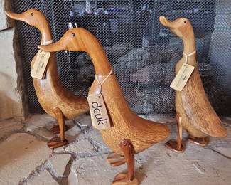 DCUK and Woodstock Environments Wooden Duck Set