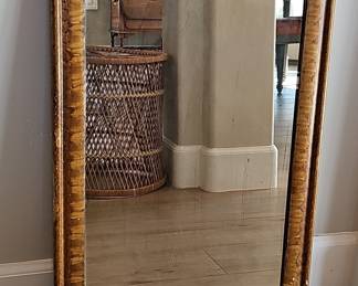 Distressed Giltwood Mirror