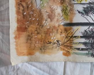 Japanese Landscape Scroll Painting by Koukei Kojima