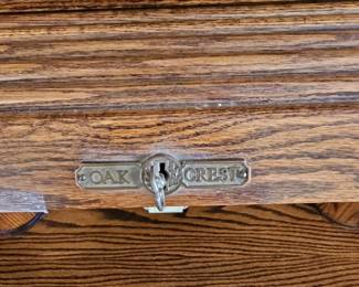 Oak Crest "S" Curve Roll Top Desk