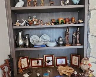 Collection of Decorative Figurines and Tableware