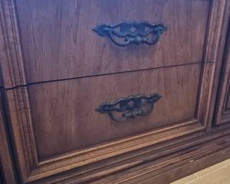 Thomasville Furniture Antigua Collection Spanish Style Dark Wood Sideboard/Buffet