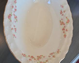 Pope Gosser China Florence Pattern Serving Bowl