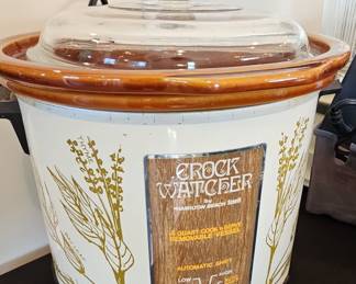 Hamilton Beach Scovill Crock Watcher 4 Quart Slow Cooker